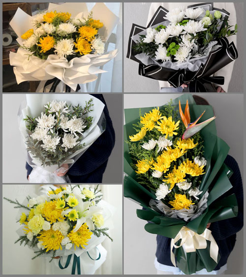 贵州毕节市纳雍县维新镇光明村白事花束代送